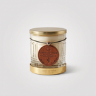 Cut Glass Leather Candle