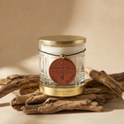 Cut Glass Leather Candle